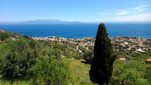 A traditional whitewashed village in Chios