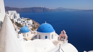 Romantic moments in Santorini