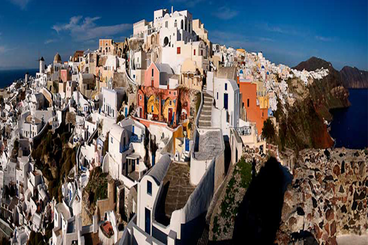 santorini honeymoon photos