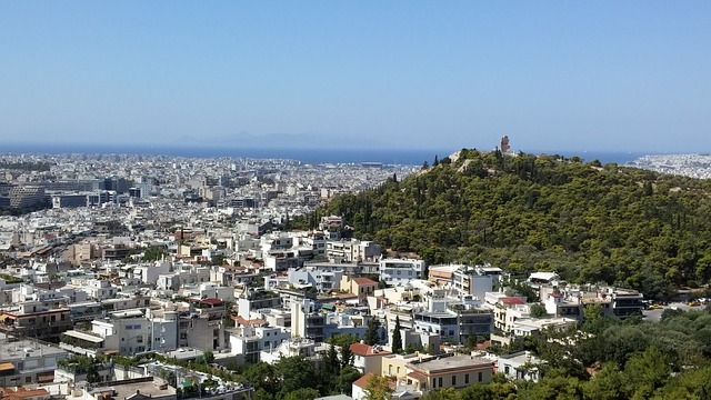 panoramic view of athens